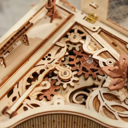 Wooden Magic Piano Mechanical Music Box 3D Wooden Puzzle AMK81 5