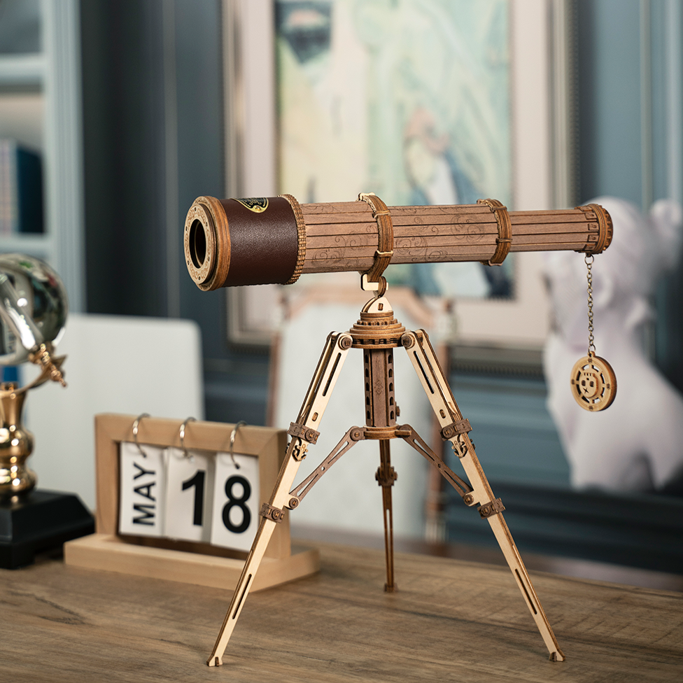 Monocular WoodenTelescope ST004 3D Wooden Puzzle 1 Monocular WoodenTelescope ST004 3D Wooden Puzzle