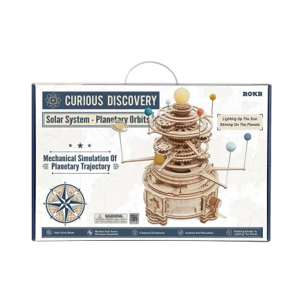 Wooden Mechanical Orrery ST001 3D Wooden Puzzle 3
