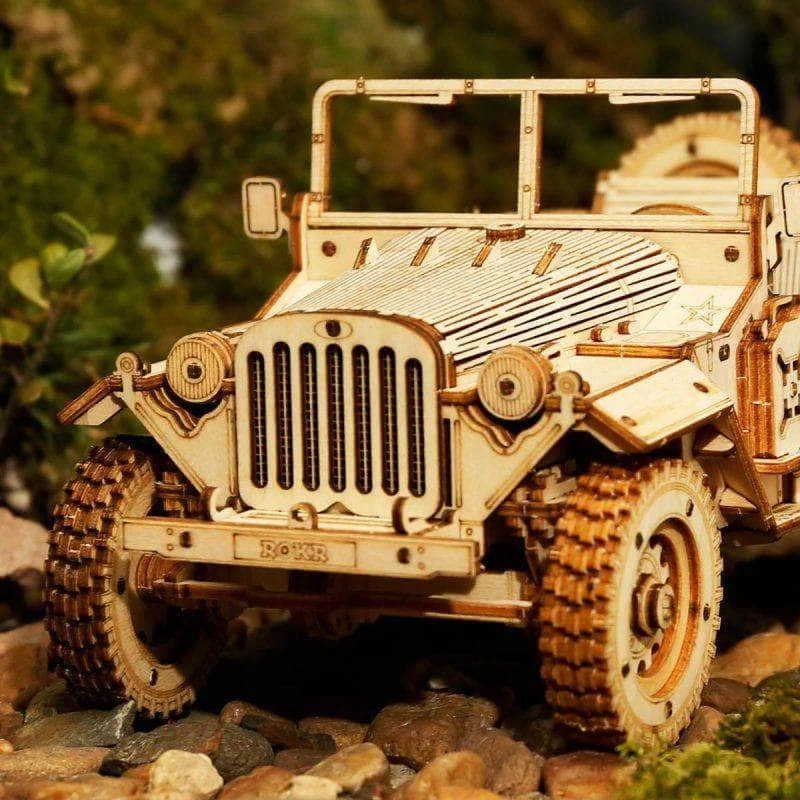 Wooden Army Jeep MC701 4 Wooden Army Jeep MC701 - Image 4