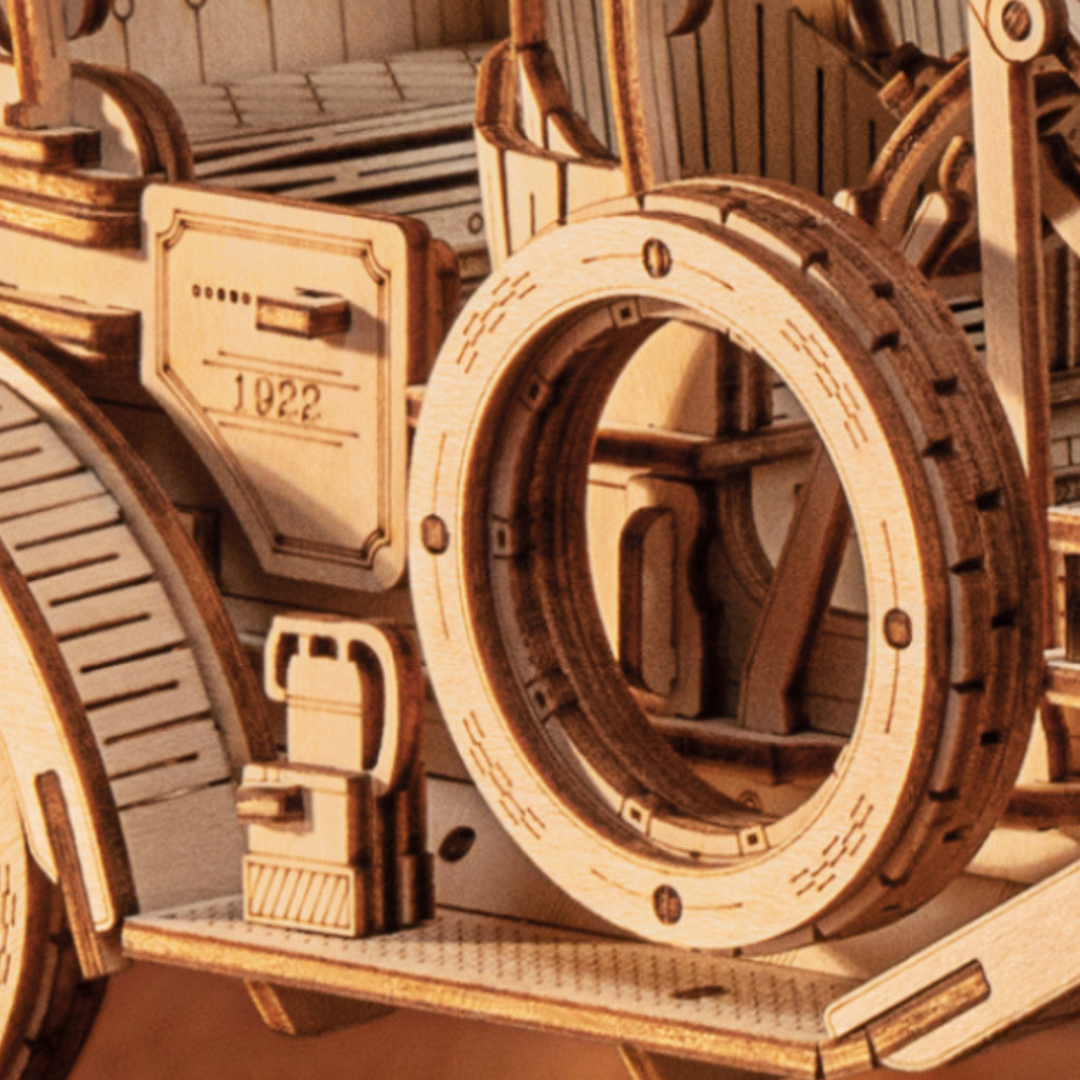 Wooden Vintage Car 3D Wooden Puzzle MC801 5 Wooden Vintage Car 3D Wooden Puzzle MC801 - Image 5