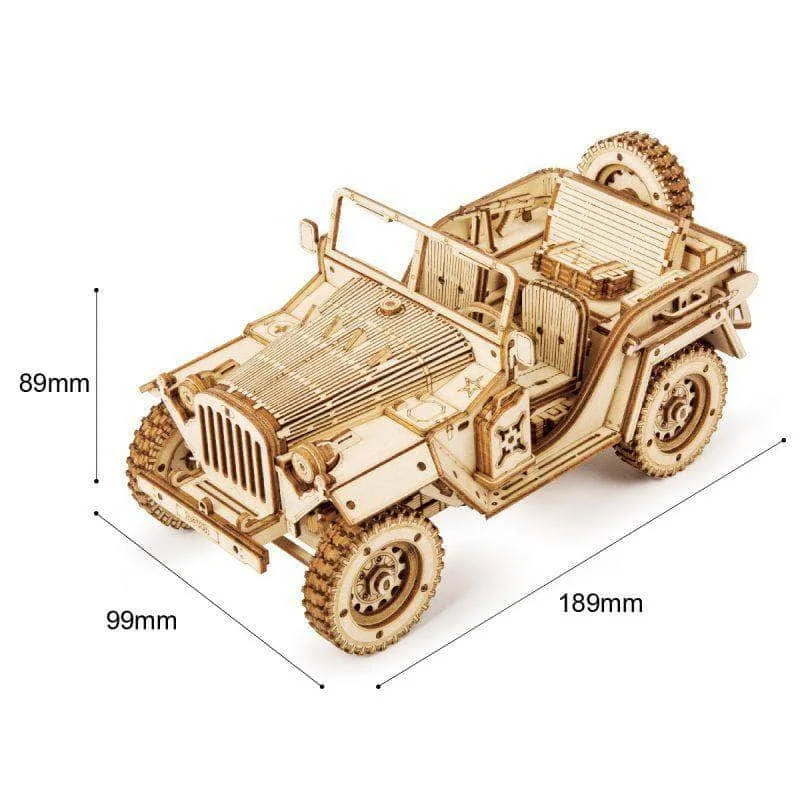 Wooden Army Jeep MC701 5 Wooden Army Jeep MC701 - Image 5
