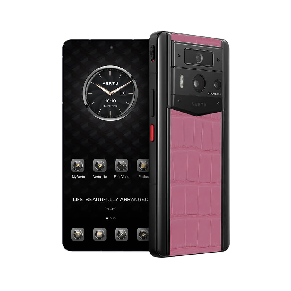 METAVERTU 2nd Generation Pink Alligator Web3 AI Phone 1 METAVERTU 2nd Generation Pink Alligator Web3 AI Phone