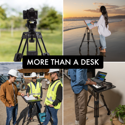 Tripod Standing Desk Pro Adjustable Portable Multifunctional Tripod Standing Desk 14