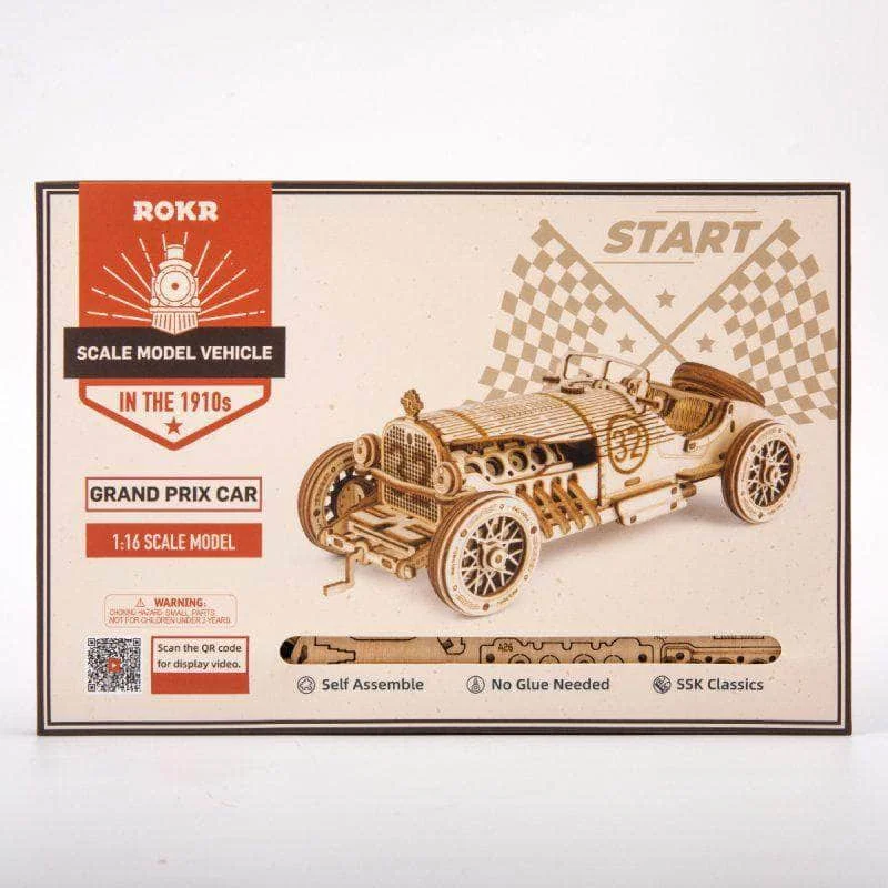 Wooden Grand Prix Car MC401 6 Wooden Grand Prix Car MC401 - Image 6