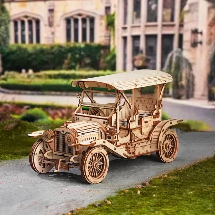 Wooden Vintage Car 3D Wooden Puzzle MC801 6