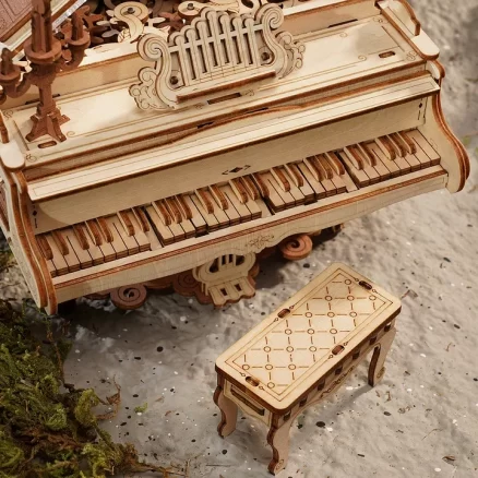 Wooden Magic Piano Mechanical Music Box 3D Wooden Puzzle AMK81 7