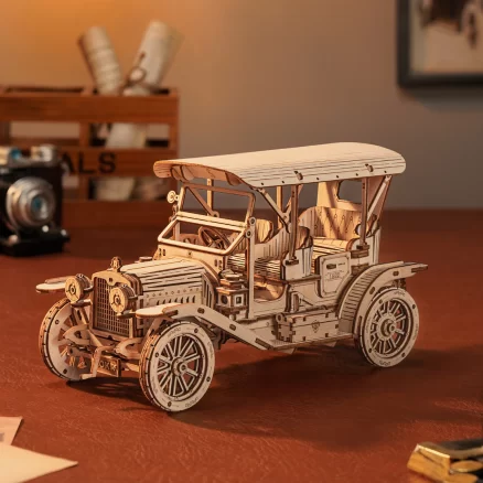 Wooden Vintage Car 3D Wooden Puzzle MC801 7