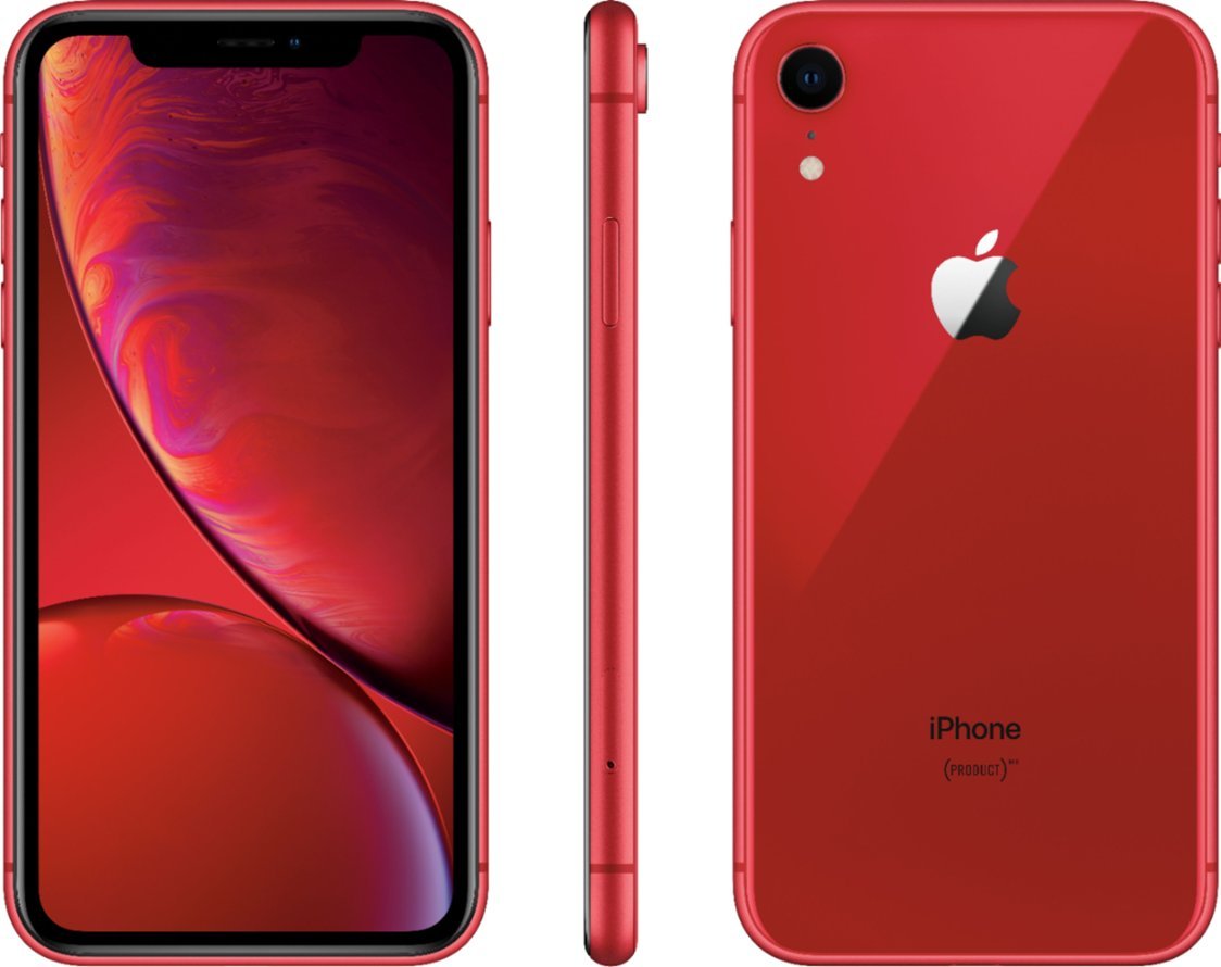 Apple iPhone XR 64GB Red A1984 MT322LL/A Unlocked Clean ESN Good (NM) Refurbished 1