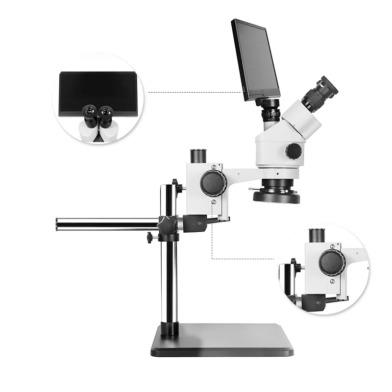 Digital Trinocular Stereo Microscope HH-MH03B 3 Digital Trinocular Stereo Microscope HH-MH03B - Image 3