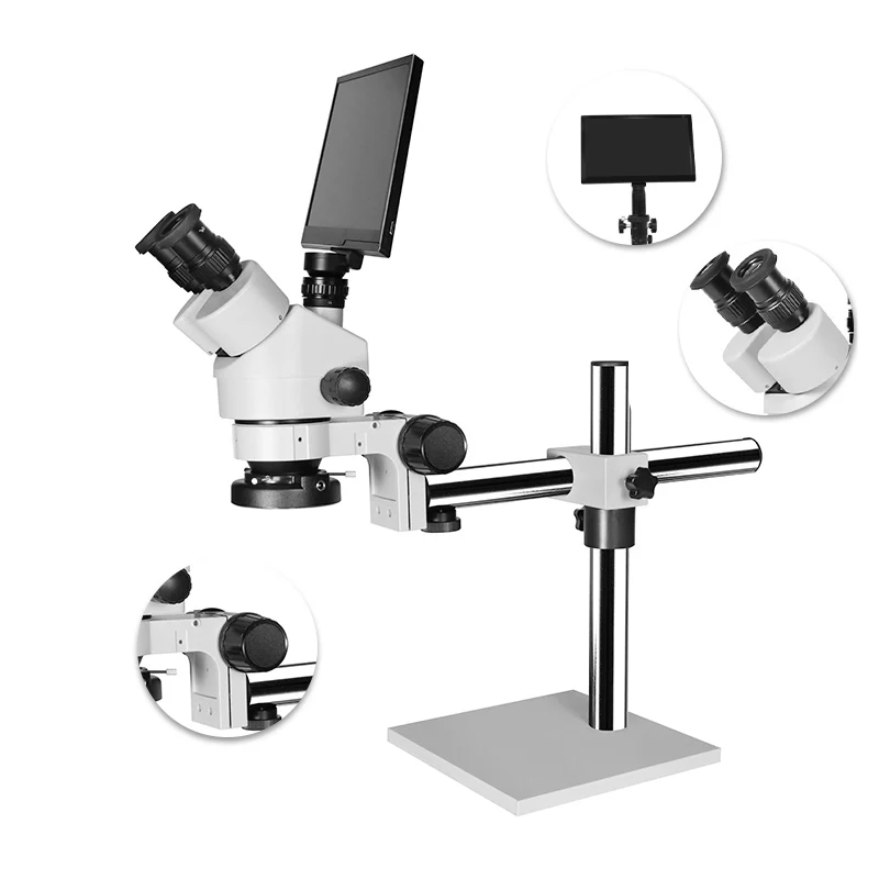 Digital Boom Stand Stereo Microscope HH-MS02B 5 Digital Boom Stand Stereo Microscope HH-MS02B - Image 5