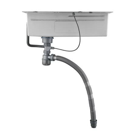 NIAGARA | Workstation Kitchen Sink Kit With Digital Temperature Display & Lighting Waterfall Faucet 5