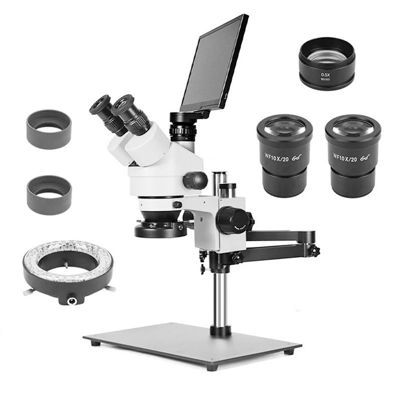 Stereo Microscope with Camera and Microcomputer HH-MH02B 1