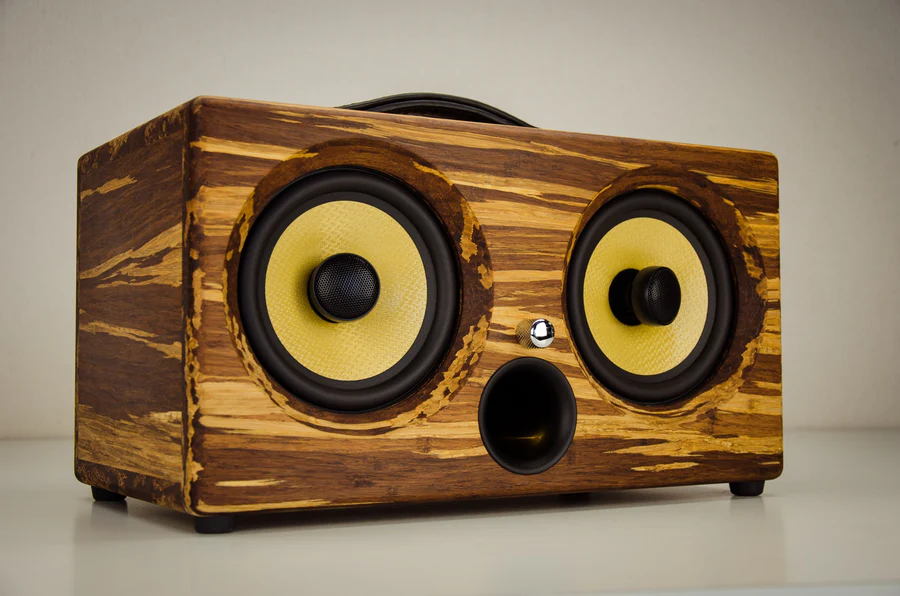 THODIO IBOX™ XC High Density Tiger Stripe Bamboo Speaker- Limited Edition 1 THODIO IBOX™ XC High Density Tiger Stripe Bamboo Speaker- Limited Edition