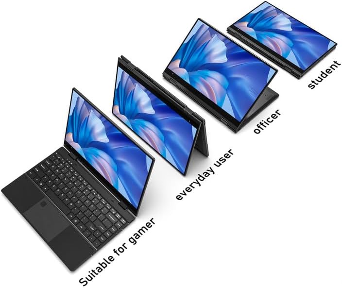 FUNYET Touchscreen Laptop Computer | 14 Inch 2 in 1 Gaming Laptop | Intel Core i7-1265U | 16GB RAM 512GB SSD | 1920 x 1080 | Fingerprint Unlock | Backlit Keyboard | Wi-Fi 6 | BT5.2 | Windows 11 Pro 2 FUNYET Touchscreen Laptop Computer | 14 Inch 2 in 1 Gaming Laptop | Intel Core i7-1265U | 16GB RAM 512GB SSD | 1920 x 1080 | Fingerprint Unlock | Backlit Keyboard | Wi-Fi 6 | BT5.2 | Windows 11 Pro - Image 2