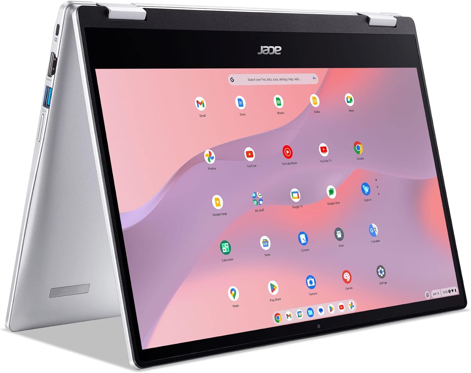 Acer Chromebook Spin 314 | Intel Pentium Silver N6000 | 14" HD Corning Gorilla Glass Touch Display | 4GB LPDDR4X | 128GB eMMC | Intel Wi-Fi 6 AX201 | Chrome OS | CP314-1H-P9G7 1