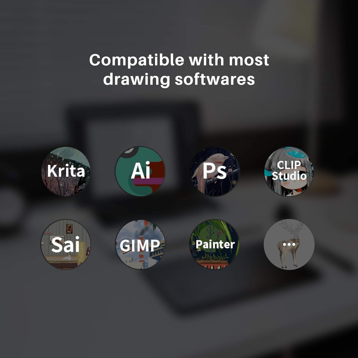 HUION Inspiroy H640P Drawing Tablet, 6x4 inch Art Tablet with Battery-Free Stylus, 8192 Pen Pressure, 6 Hot Keys, Graphics Tablet for Drawing, Writing, Design, Teaching, Work with Mac, PC & Mobile 9 HUION Inspiroy H640P Drawing Tablet, 6x4 inch Art Tablet with Battery-Free Stylus, 8192 Pen Pressure, 6 Hot Keys, Graphics Tablet for Drawing, Writing, Design, Teaching, Work with Mac, PC & Mobile - Image 9