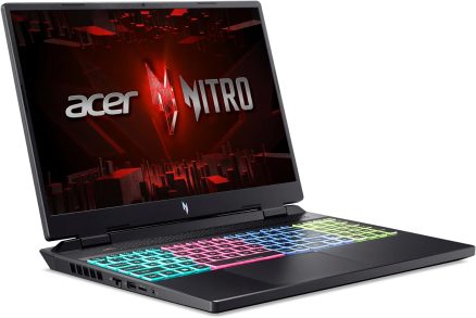 Acer Nitro 16 Gaming Laptop | AMD Ryzen 7 7840HS OctaCore CPU | NVIDIA GeForce RTX 4060 Laptop GPU | 16" WUXGA 165Hz IPS Display | 16GB DDR5 | 1TB Gen 4 SSD | WiFi 6E | RGB Backlit KB | AN16-41-R4CY 7