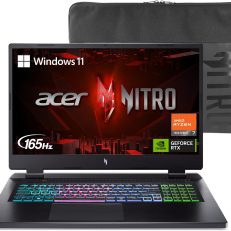Acer Nitro 17 Gaming Laptop AMD Ryzen 7 7840HS Octa-Core CPU 17.3" FHD 165Hz IPS Display NVIDIA GeForce RTX 4050 16GB DDR5 1TB SSD Wi-Fi 6E RGB Backlit KB AN17-41-R6L9