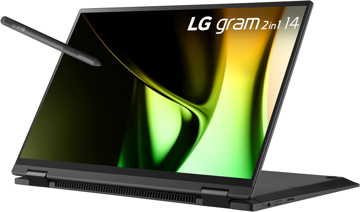 LG gram 14-inch 2in1 Lightweight Laptop, Intel Evo Edition - Intel Core Ultra 7 Processor, Windows 11 Home, 32GB RAM, 2TB SSD, Black 2
