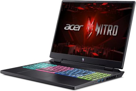 Acer Nitro 16 Gaming Laptop | AMD Ryzen 7 7840HS OctaCore CPU | NVIDIA GeForce RTX 4060 Laptop GPU | 16" WUXGA 165Hz IPS Display | 16GB DDR5 | 1TB Gen 4 SSD | WiFi 6E | RGB Backlit KB | AN16-41-R4CY 6