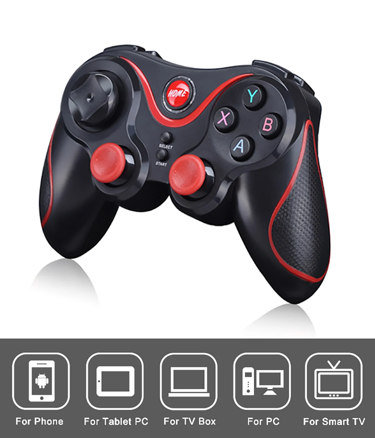GAMINJA Wireless Bluetooth Gamepad PC Game Controller Gaming Joystick For Android Mobile Phone TV Box Playstation 3 Tablet PC 2