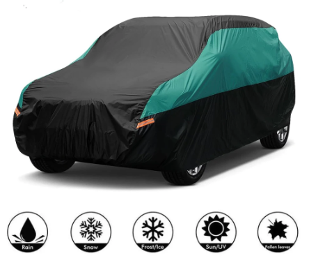 Kayme Universal Full Car Covers Outdoor Waterproof Sun Rain Snow UV Protectio Fit SUV/Sedan/Hatchback 1 Kayme Universal Full Car Covers Outdoor Waterproof Sun Rain Snow UV Protectio Fit SUV/Sedan/Hatchback