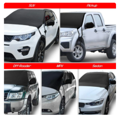 Universal Car Front Windshield Cover Snow Car Cover Sunshield Dust Waterproof Windscreen Protection Outdoor Exterior Protector