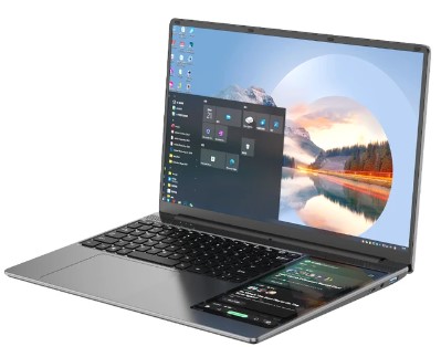 Dual Screen Gaming Laptops 15 .6" IPS + 7'' Touch Windows 11 Intel Celeron N5095 16GB RAM 512GB SSD Notebook Computer Free ship 2