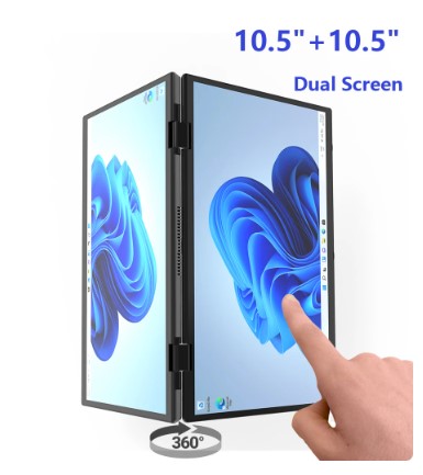 2024 2 IN 1 Tablets PC 360 Flip Laptops Windows 11 Netbook YOGA 10.5 Inch Dual Touch Screen Intel N95 32GB DDR4 1TB M.2 WiF 2 2024 2 IN 1 Tablets PC 360 Flip Laptops Windows 11 Netbook YOGA 10.5 Inch Dual Touch Screen Intel N95 32GB DDR4 1TB M.2 WiF - Image 2