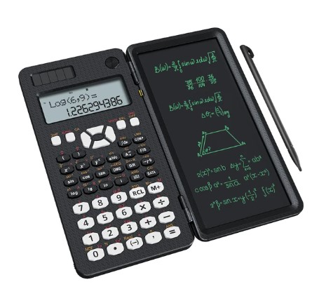Writing Tablet Drawing Board Graffiti Sketchpad 6.5inch Lcd Handwriting Blackboard magic drawing board and Scientific Calculator 2
