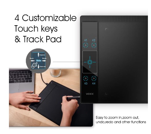 VEIKK A30 10X6 Inch Graphic Tablets Digital Pen Tablet Phone Drawing Tablet with Tilt OTG Battery-Free Stylus for Android Window 2 VEIKK A30 10X6 Inch Graphic Tablets Digital Pen Tablet Phone Drawing Tablet with Tilt OTG Battery-Free Stylus for Android Window - Image 2