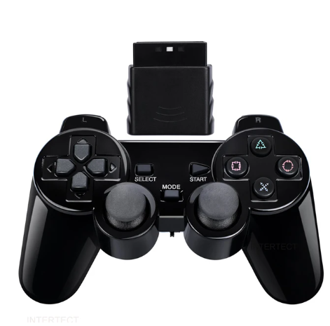 Wireless Vibrating Gamepad for Sony ps2 Gaming Controller for Playstation 2 Joystick for PC Joypad USB Game Controler 2