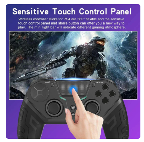 Controller For PS4 PS3 PS Playstation 4 3 PC Control Wireless Bluetooth Mobile Android TV Gamepad Gaming Game Pad Joystick Phone 5 Controller For PS4 PS3 PS Playstation 4 3 PC Control Wireless Bluetooth Mobile Android TV Gamepad Gaming Game Pad Joystick Phone - Image 5