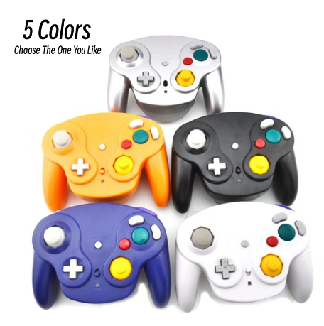 5 Colors Wireless Gamepad Controller for NGC game console with 2.4G Adapter Gamepads Joystick for GameCube Video Game Console 1