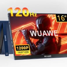 New Trending 120hz 16 inch Gaming Portable Monitor for Laptop, 1200P Display LCD FHD External Second Computer Screen for Phone