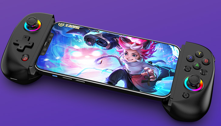 Hot Sale D8 Telescopic Gaming Controller Streaming Gamepad for Tablet Android iOS PS3 PS4 Switch PC Joystick with Hall Trigger 2 Hot Sale D8 Telescopic Gaming Controller Streaming Gamepad for Tablet Android iOS PS3 PS4 Switch PC Joystick with Hall Trigger - Image 2