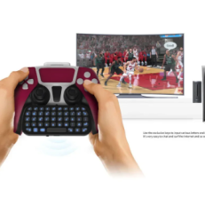 2024 Gaming Wireless 3.0 Keyboard 3.5mm Controller for PS5 PlayStation 5 DualSense Gamepad Mini Keypad Built-in Speaker