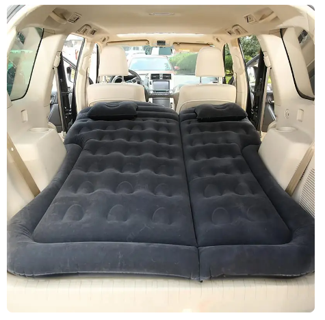 Camping Mattress For Car Sleeping Bed Travel Inflatable Mattress Air Bed For Car Universal SUV Extended With Two Air Pillows 1