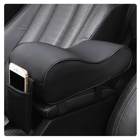 PU Leather Car Armrest Box Pad Cushion Auto Center Console Arm Rest Seat Box Heightening Soft Pad Hand Support with Storage Bags 2 PU Leather Car Armrest Box Pad Cushion Auto Center Console Arm Rest Seat Box Heightening Soft Pad Hand Support with Storage Bags - Image 2