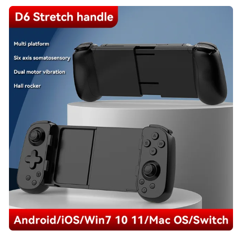 Hot Sale D8 Telescopic Gaming Controller Streaming Gamepad for Tablet Android iOS PS3 PS4 Switch PC Joystick with Hall Trigger 11 Hot Sale D8 Telescopic Gaming Controller Streaming Gamepad for Tablet Android iOS PS3 PS4 Switch PC Joystick with Hall Trigger - Image 11