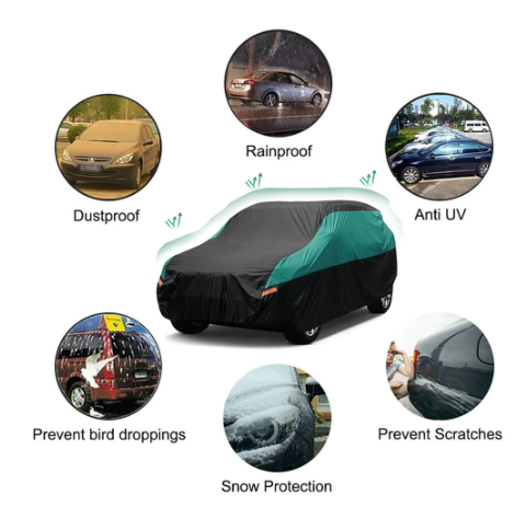 Kayme Universal Full Car Covers Outdoor Waterproof Sun Rain Snow UV Protectio Fit SUV/Sedan/Hatchback 12 Kayme Universal Full Car Covers Outdoor Waterproof Sun Rain Snow UV Protectio Fit SUV/Sedan/Hatchback - Image 12