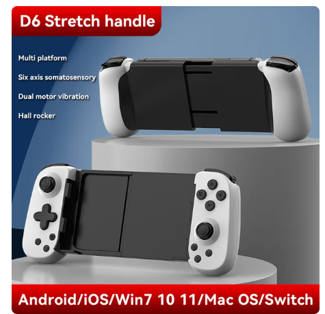 Hot Sale D8 Telescopic Gaming Controller Streaming Gamepad for Tablet Android iOS PS3 PS4 Switch PC Joystick with Hall Trigger 13 Hot Sale D8 Telescopic Gaming Controller Streaming Gamepad for Tablet Android iOS PS3 PS4 Switch PC Joystick with Hall Trigger - Image 13