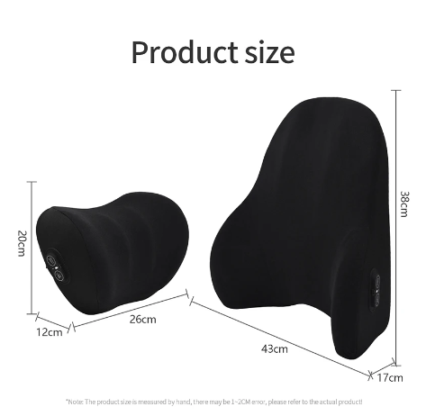 Car Electric Single Lumbar Single Headrest Vibration Massage Lumbar Support Neck Pillow lumbar Cushion Car Seat Car interior 15 Car Electric Single Lumbar Single Headrest Vibration Massage Lumbar Support Neck Pillow lumbar Cushion Car Seat Car interior - Image 15