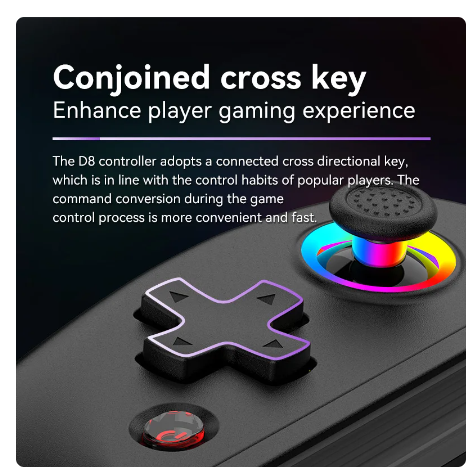 Hot Sale D8 Telescopic Gaming Controller Streaming Gamepad for Tablet Android iOS PS3 PS4 Switch PC Joystick with Hall Trigger 16 Hot Sale D8 Telescopic Gaming Controller Streaming Gamepad for Tablet Android iOS PS3 PS4 Switch PC Joystick with Hall Trigger - Image 16