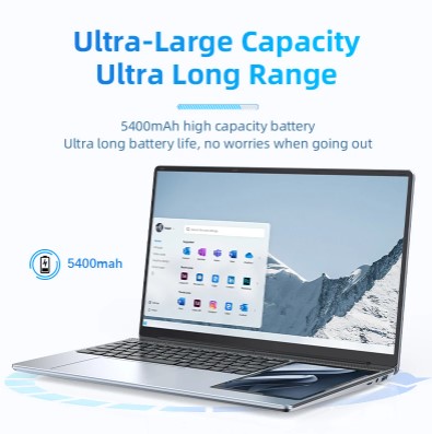 Dual Screen Gaming Laptops 15 .6" IPS + 7'' Touch Windows 11 Intel Celeron N5095 16GB RAM 512GB SSD Notebook Computer 3 Dual Screen Gaming Laptops 15 .6" IPS + 7'' Touch Windows 11 Intel Celeron N5095 16GB RAM 512GB SSD Notebook Computer - Image 3