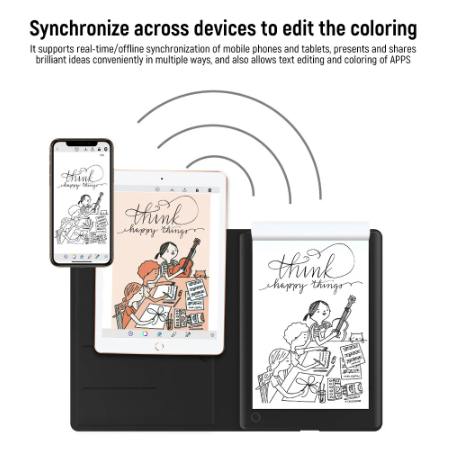 VSON Bluetooth Business Digital Tablet Graffiti Painting Pad Board Office Creative Art Work Smart Notepad Notebook Writing Board 3 VSON Bluetooth Business Digital Tablet Graffiti Painting Pad Board Office Creative Art Work Smart Notepad Notebook Writing Board - Image 3