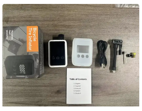 Bike Pump Electric Portable Bicycle Pump, 150 PSI Mini Tire Pump with Digital PSI Pressure Gauge, Tire Inflator Bike Air Pump Au 3 Bike Pump Electric Portable Bicycle Pump, 150 PSI Mini Tire Pump with Digital PSI Pressure Gauge, Tire Inflator Bike Air Pump Au - Image 3