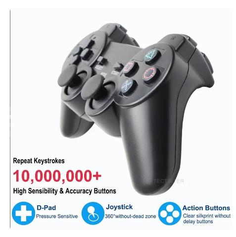 Wireless Vibrating Gamepad for Sony ps2 Gaming Controller for Playstation 2 Joystick for PC Joypad USB Game Controler 3 Wireless Vibrating Gamepad for Sony ps2 Gaming Controller for Playstation 2 Joystick for PC Joypad USB Game Controler - Image 3