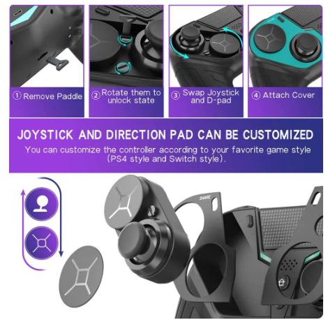 Controller For PS4 PS3 PS Playstation 4 3 PC Control Wireless Bluetooth Mobile Android TV Gamepad Gaming Game Pad Joystick Phone 6 Controller For PS4 PS3 PS Playstation 4 3 PC Control Wireless Bluetooth Mobile Android TV Gamepad Gaming Game Pad Joystick Phone - Image 6